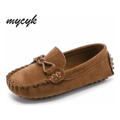 Boys Loafers Girls Moccasins Shoes Size 21-35 Baby Toddler Shoes 2018 Spring Summer Children Soft PU Leather Casual Shoes
