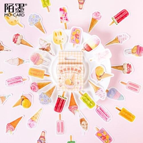Creative Ice cream dispenser Decorative Stationery mini box Stickers set Scrapbooking DIY Diary Album Stick Lable
