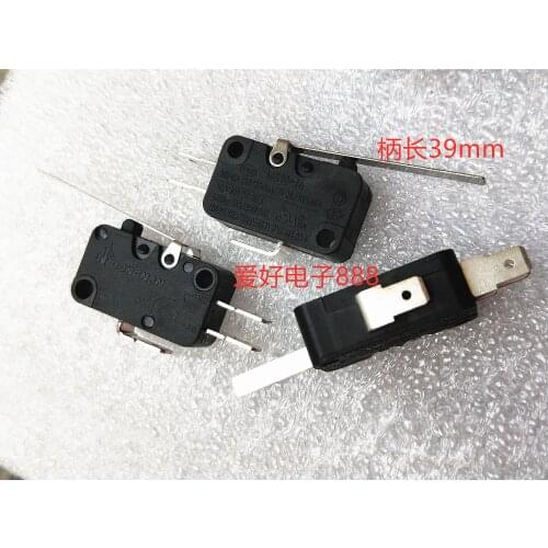 Original new 100% micro switch MS10-16 16A 250V 3pin normally open and normally closed with long handle