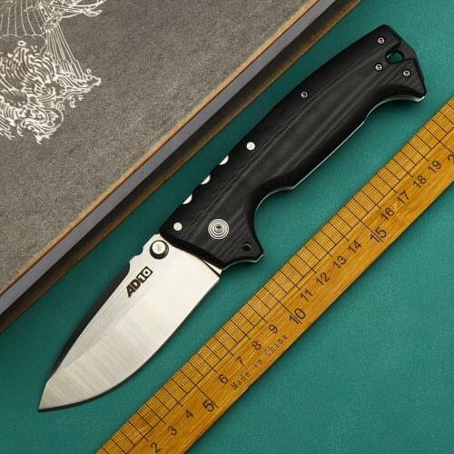 Cold Steel AD10 Outdoor High Hardness Sharp Folding Knife D2 Blade Wild Camping Survival Knife EDC Tactical Hunting Knife Pocket