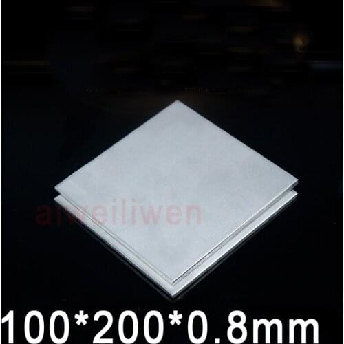 0.8mm 100*200 Cupronickel plate white Copper nickel and zinc Plate tutenag Board of CuNi18Zn27 argentan Sheet ambrose alloy