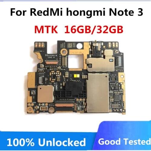 Full Working For Xiaomi Redmi Hongmi Note 3 Original Unlocked Logic Board For Xiaomi Redmi Hongmi Note 3 With Full Chips