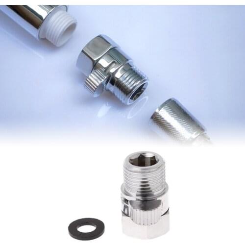 Full Brass G1/2" Flow Quick Control Shut-OFF Valve For Shower Head Hand Water Saver