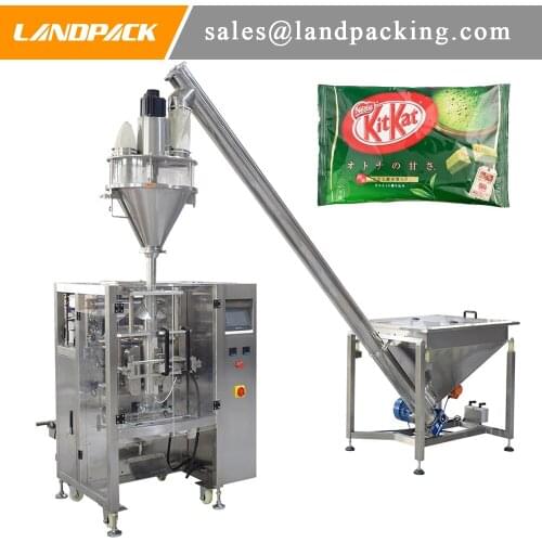Green Tea Powder Vertical Flow Wrap Machine Various Powders 3 Side Bag Sealing Machine Factory Direct Sales