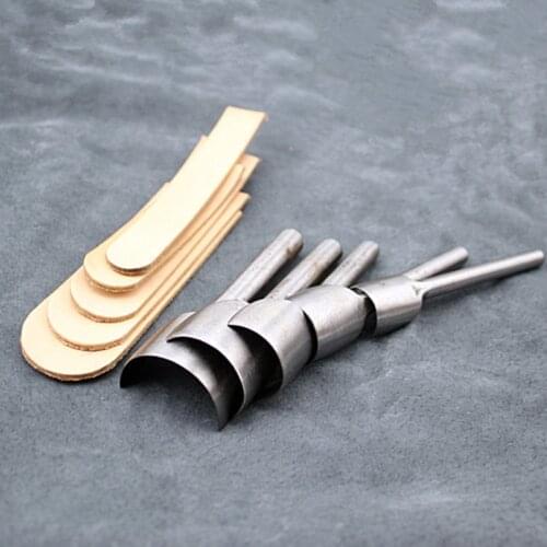 DIY V-Shaped Leather Cuttting Craftstool Punch Cutter Tools for Belt/Wallet 9 Sizes V Shape Cutter 10/15/20/25/30/35/40mm