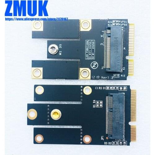 Brand New M.2 NGFF to Mini PCI-E Adapter Card For WiFi Wirless Card