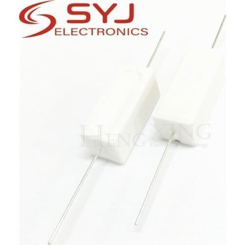 10pcs/lot 5W 0.22 ohm Cement resistance 0.22R 0.22ohm