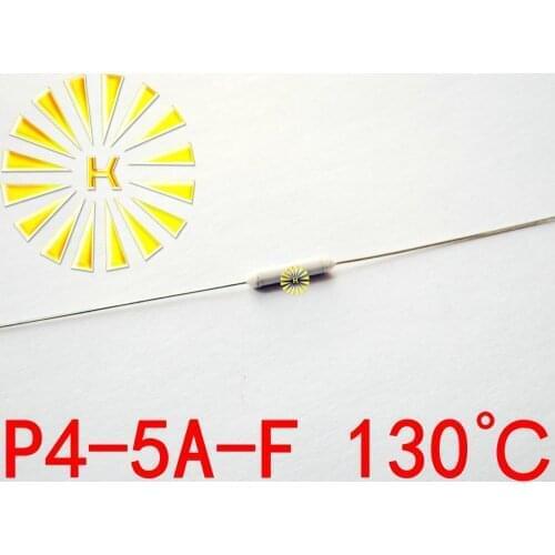 100% Original P4-5A-F 130 degree Thermal-Links 5A 250V Resistance Temperature Fuse x 500PCS