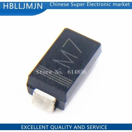 100PCS Diode 1N4001 M1 1N4005 M5 1N4007 M7 1N4004 M4 SR160 1N4148 1N4148 1N5819 RS1M RS2M US1M US1K 1SS355 SMD SMA