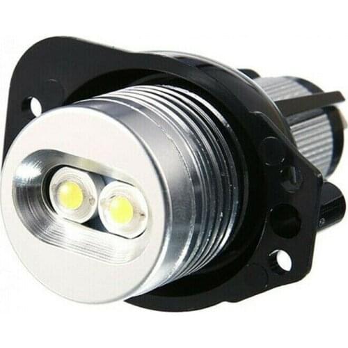 20W Car Headlights 2pcs LED Replacement Ring White With Error Free Bulb