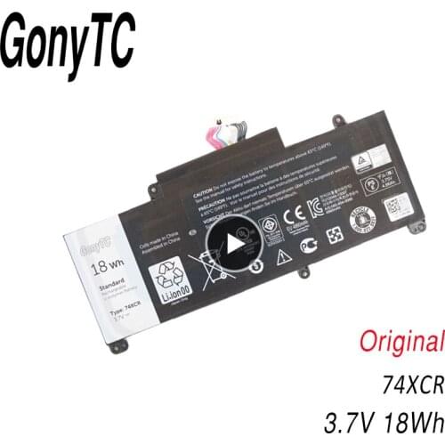 74XCR 074XCR Laptop Battery For Dell Venue 8 Pro 5830 T01D VXGP6 X1M2Y Tablet Series 3.7V 18WH