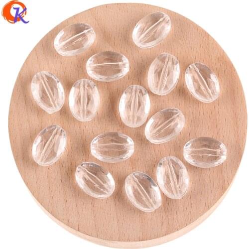 Cordial Design 12x18mm 430Pcs Acrylic Beads/Earring Findings/Hand Made/Oval Shape/Jewelry Accessories/DIY Making/Clear Bead