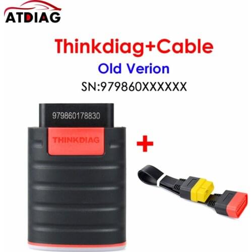 Thinkdiag full system Old Version OBD2 Diagnostic Tool Code Reader 15 Reset Services Can Work With Diahzone OBD2 Scanner Tool