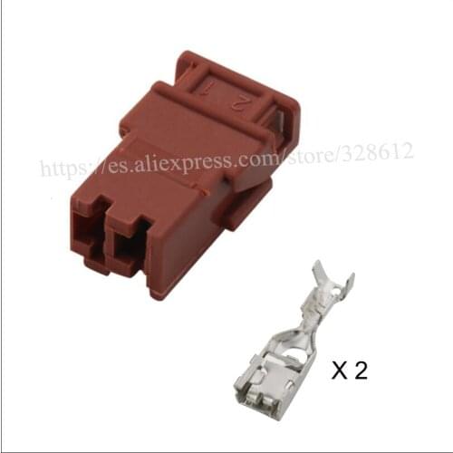 DJ7021-4.8-21 car wire male cable Waterproof sheath 2 pin connector automotive Plug socket include terminal and seal