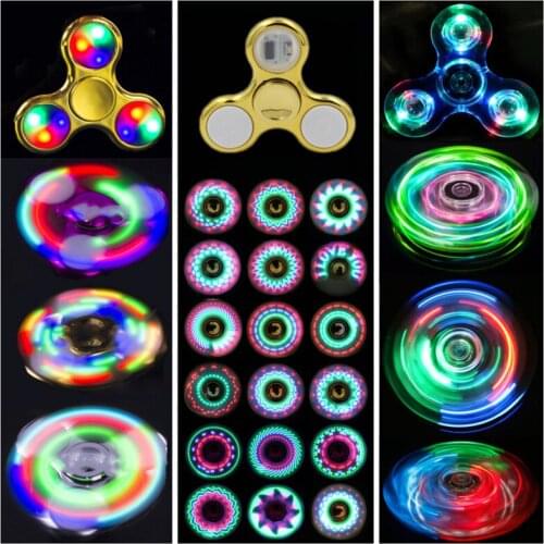 Fidget Spinner Glow in the Dark Fingertip gyroscope special wick 18 changes