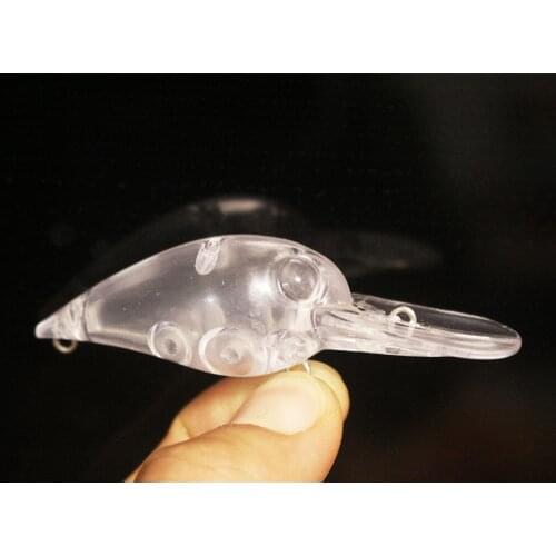 GYFISHING 20 Pcs Unpainted Fishing Medium Diving Warts Blank Lures Crankbaits Hard Baits