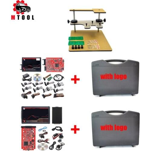 ECU Chip Tuning Tool Programmer for Kess V2 V2.8 Red PCB and Ktag V7.020 4 LED BDM Frame with Toolbox with Fast Shipping