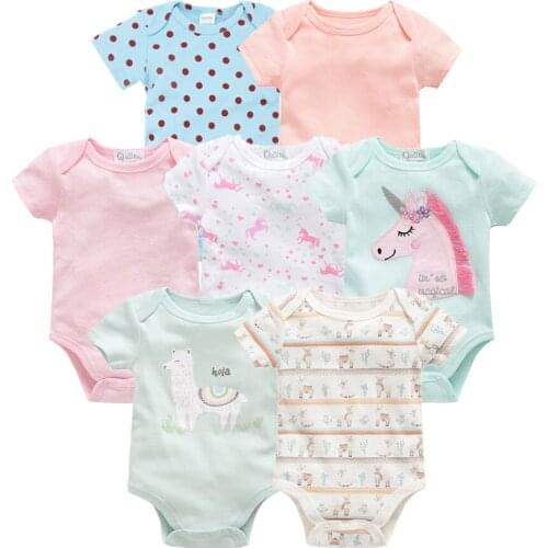 Honeyzone New Bron Baby Girl Boy Clothes Short Sleeve Infant Costume Ropa bebe Cartoon O-Neck body bebe Clothes Baby Jumpsuit