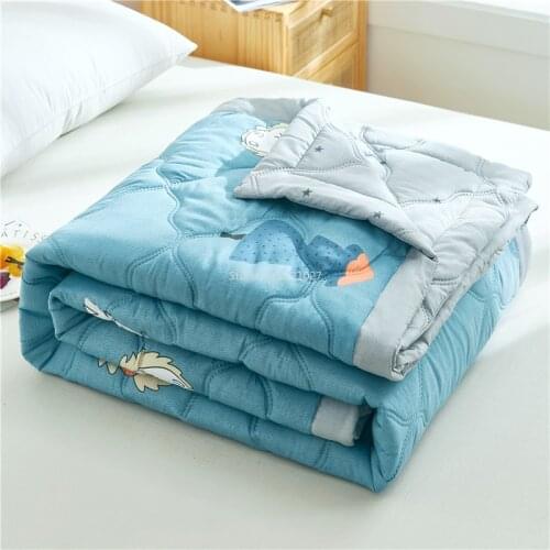 Summer Quilt Air-conditioning Quilt Children Cartoon Cool Summer Quilt Washable Summer Quilt