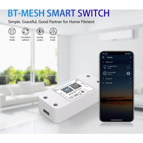 Magic Home WiFi Bluetooth Breaker On-OFF Controller Smart Switch Remote Control AC100-240V Home Automation Circuit with Timer