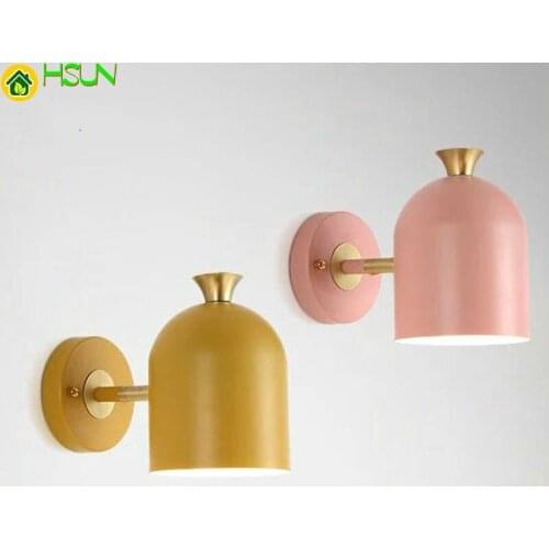 Lamp Wall Lighting Nordic Aisle Bedside Bedroom Kitchen Wall Light Indoor Night Lamp Decorative E27 Base 110v-220v