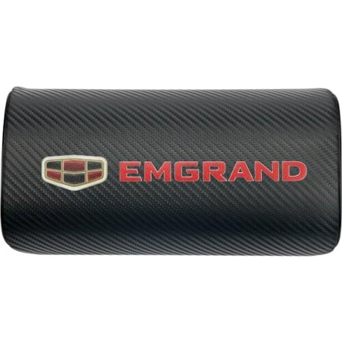 New Arrival car neck pillows both side pu leather single headrest case for Geely Emgrand Ec7-Rv X7 Emgrand Ex7 7 Ec8 EC7