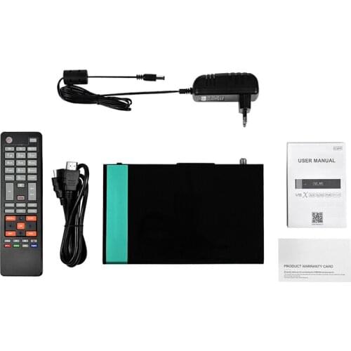 New Arrival DVB-S/S2/S2X Satellite Receiver Portable Full HD Built-in WiFi Supports H.265 Receiver With Remote Control
