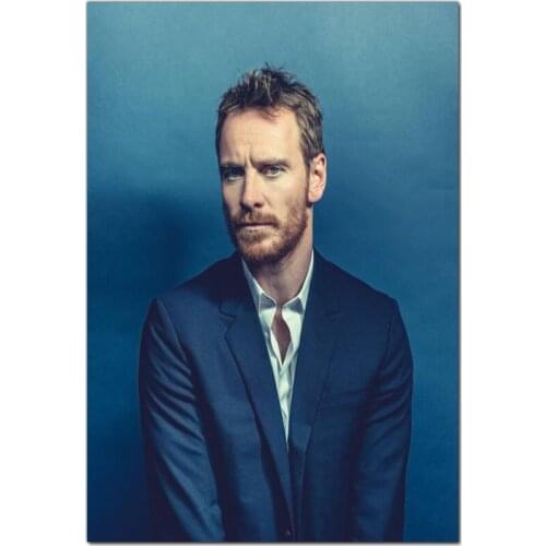 New Arrival Michael Fassbender Canvas Painting Poster Home Decor Cloth Fabric Wall Art Poster for Living Room 20x30cm,27x40cm