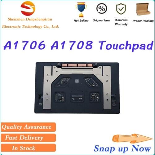 New Laptop Original Touch Trackpad For Macbook Pro 13" A1706 A1708 Trackpad Touch Panel Gray, Silver 2016 2017 Year
