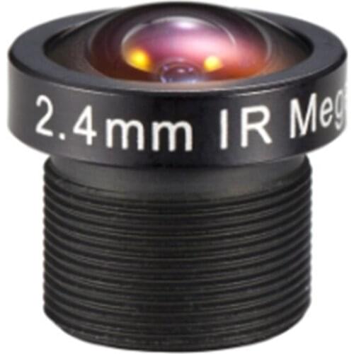 SMTSEC CCTV CAMERA LENS Mini size wide angle 1/3" 2.4mm HFOV=109degree M12 Mount Board Lens FNO.2.0 2MP Resolution TTL18.06mm