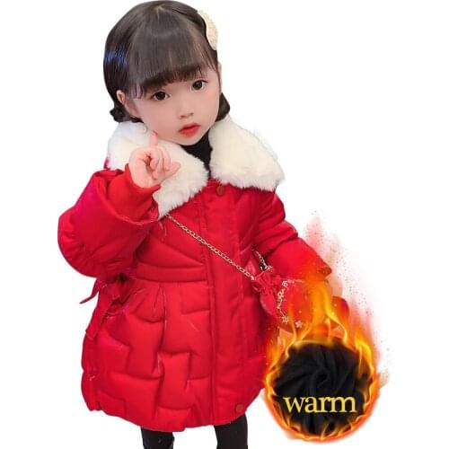 Coat For Girl Thick Warm Girl Coat Outerwear Childrens' Jacket Spring Autumn Clothes For Girls