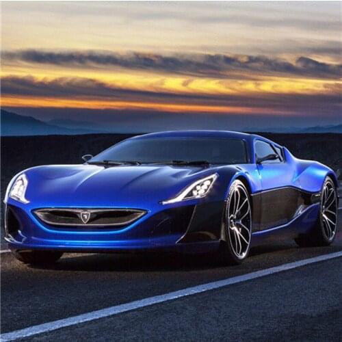 Full Round square crystal 5D Diamond Embroidery Cartoon Car DIY Diamond Painting Diamond Mosaic Home decor child gift