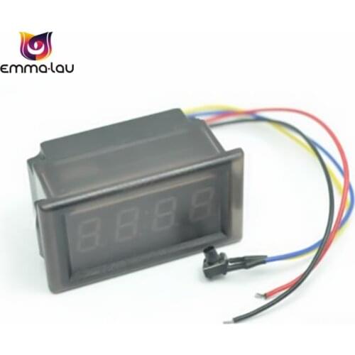 Full Waterproof Dustproof Car Clock Digital LED Red/Blue Display Clock Calendar Timer Auto Motorcycle Accessory Diy DC 4.5-30V