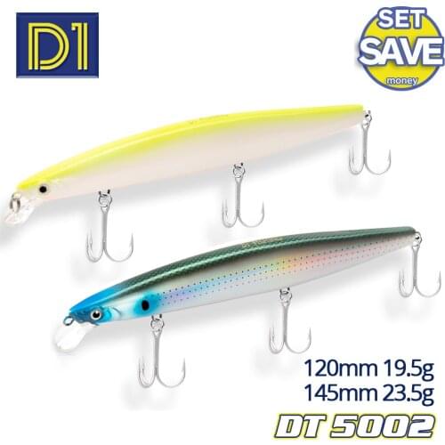 D1 silent assasin Suspending Minnow Lures Carp Fishing 3 set 145mm 23.5g Fishing Accessories Hard bait Bass Wobblers Crankbait