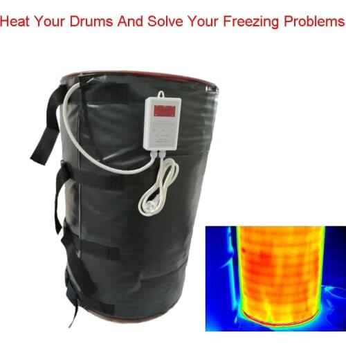 Industrial Grade/Weather Resistant Vinyl Shell Insulated Drum Heating Blanket 0-170 degrees adjustable Barrel Heater
