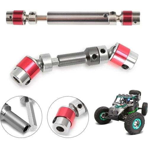 RCTOYFUN For 1/12 RC Feiyue FY01 FY02 FY03 FY04 FY05 JJRC Q39 Desert Truck DIY Upgrade Metal Front Rear Wheel Transmission Shaft