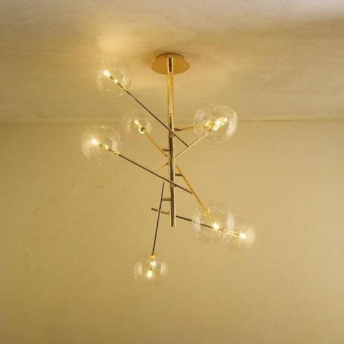 Modern hanglamp industrial lamp glass bedroom living room pendant lights luminaria pendente