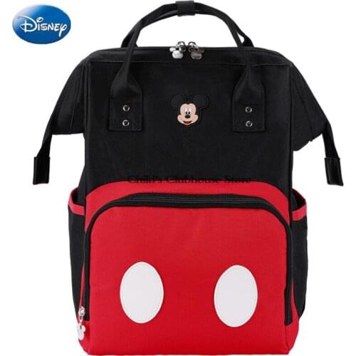Disney Mommy Bag New Mother Bag Mother and Baby Bag Single Shoulder Large Capacity Lightweight Shoulder Bag