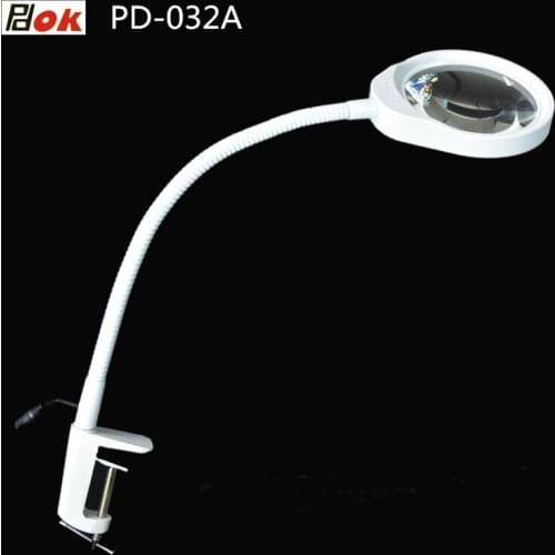 Caliper Magnifier Adjustable Brightness LED light To Enlarge 10 times The Electronic Maintenance Jewelry Identification