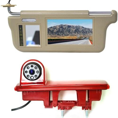 Vardsafe VS866V Sun Visor Rear View Monitor & Reverse Camera for Renault Trafic Vauxhall Opel Vivaro Nissan NV300 Fiat Talent