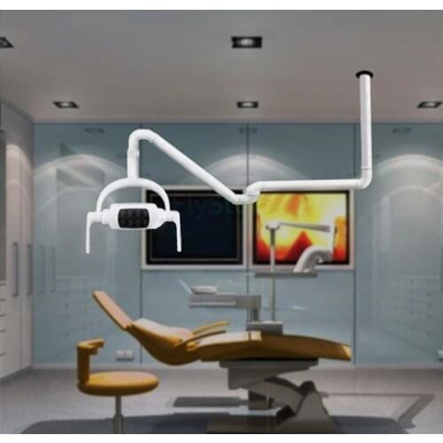 1sets Dental Light Ceiling mounted support arm for6 leds dental Oral lamp For dental surgery