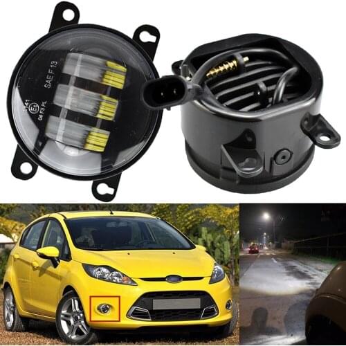 1Pair H11 LED Fog Light Lamp Front Bumper Light For Ford Fiesta VI Hatchback 2008 2009 2010 2011 2012 2013 2014 2015