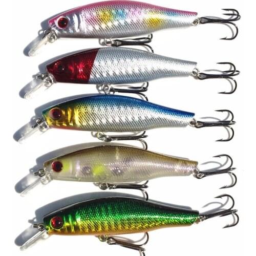 1 Piece Sale Fishing Lure Artificial Minnow Live Crankbait 8cm/8g Catch Fish Hard Lures Bait 0.5-1.5m