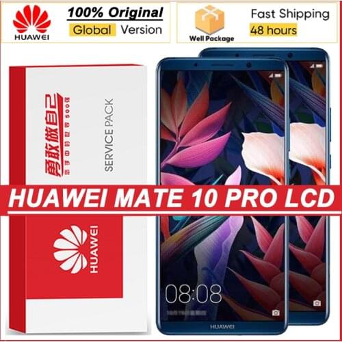 100% Original 6.0'' OLED Display with frame for Huawei Mate 10 Pro BLA-L09 LCD Touch Screen Digitizer Assembly Repair Parts