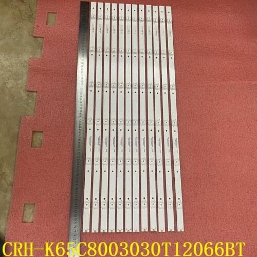 12pcs/set LED backlight bar For HAIER 65UG6550G 65UGX3500 65UG6550GA LVU650CSDN CRH-K65C8003030T12066BT-REV1.0