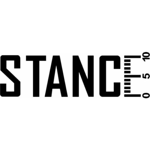 14.2X4.4CM STANCE JDM Vinyl Decal Car Sticker Creative Decor
