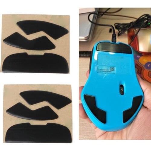 2Pcs 0.6mm Thickness Replace Mouse Feet Mouse Skates for logitech G300 G300S S06 21 Dropshipping