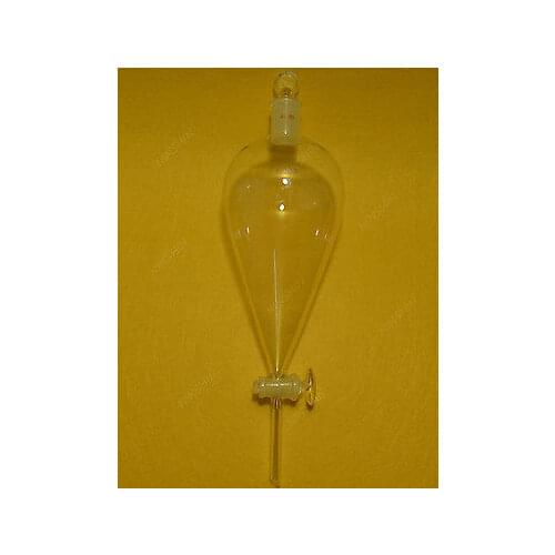 24/40,1000ml,Pyriform Separatory Funnel,Pear Shape,Glass Stopcock