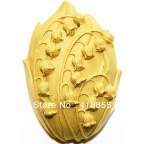 3D Soap Mold Cake Decoration Mold Manual Handmade Soap Mold Lily of The Valley Modelling Silicon Aroma Stone Moulds PRZY SI211