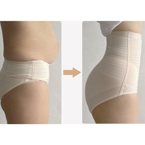 A2UB Women High Waist Seamless Ice Silk Shapewear Panties Tummy Control Breathable Butt Lifter Briefs Slimming Body Shaper Plus